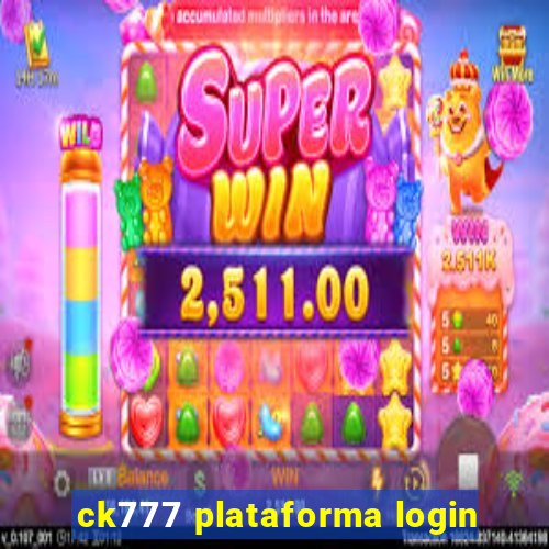 ck777 plataforma login